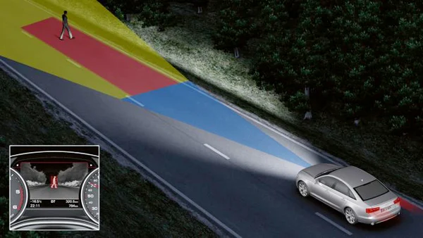Automobilový systém nočného videnia